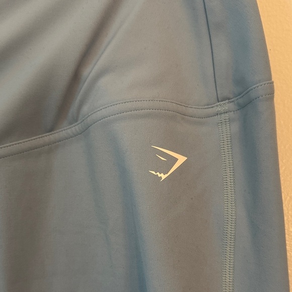 Women's Light Blue GymShark Athletic Shorts - Picture 2 of 4